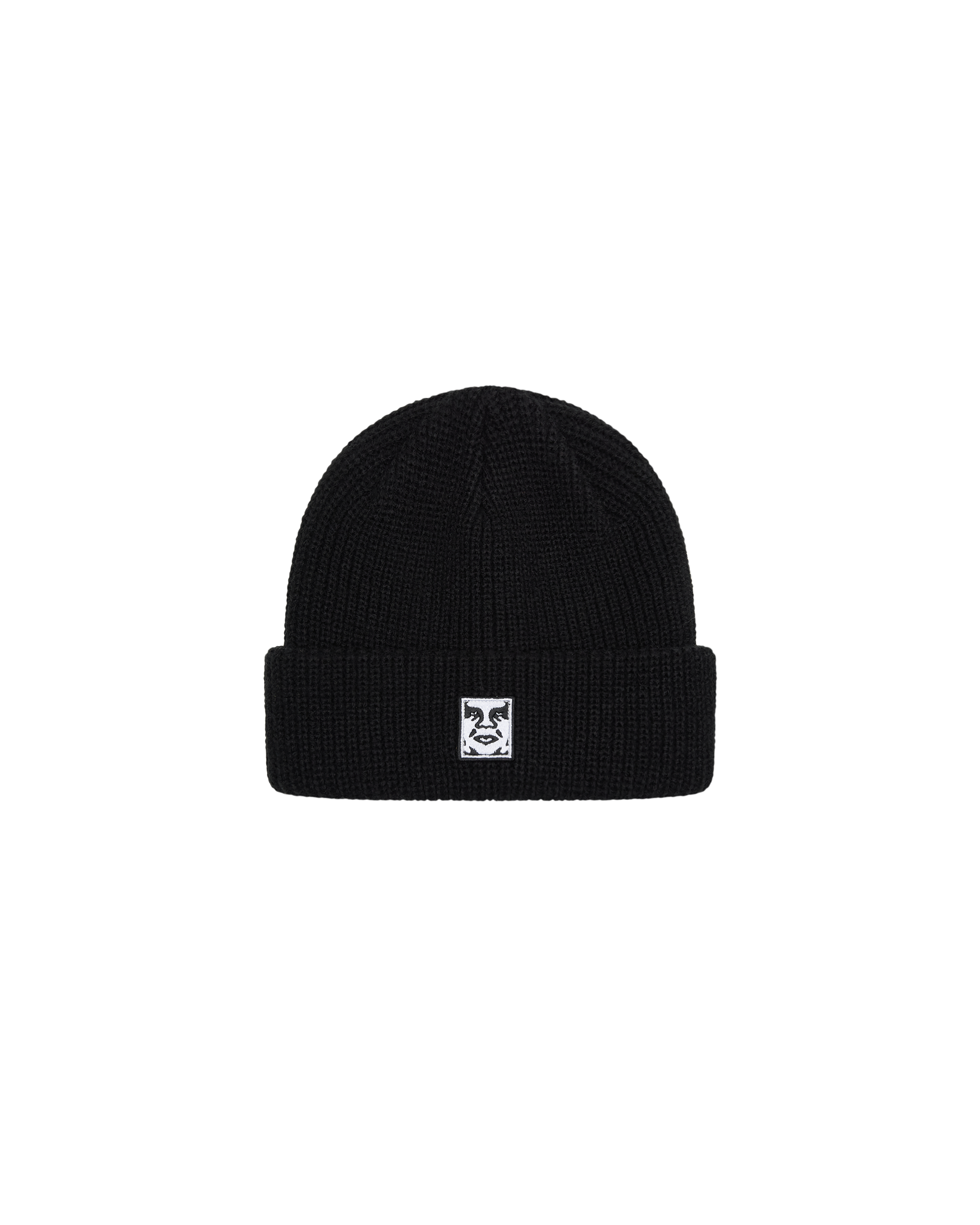obey-mid-icon-patch-cuff-beanie-black (zoomed)