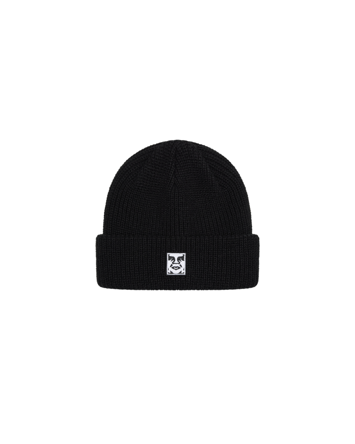obey-mid-icon-patch-cuff-beanie-black