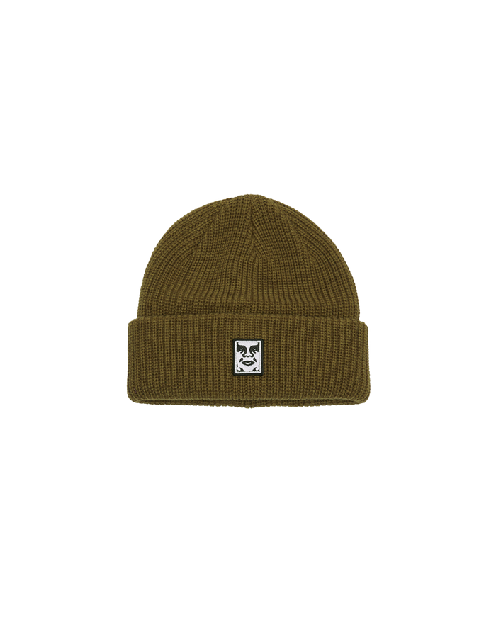 obey mid icon patch cuff beanie dull army