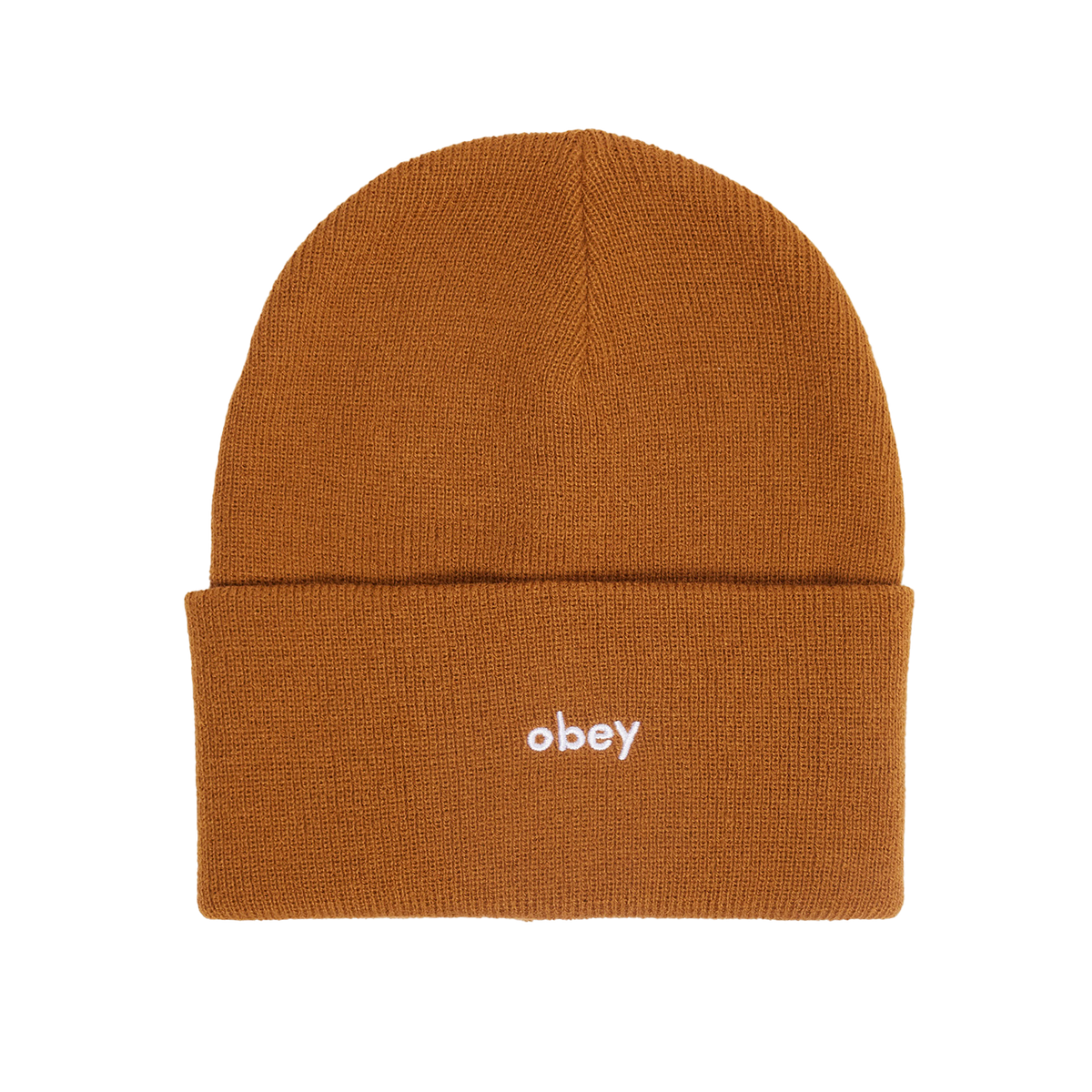 obey karma beanie rubber brown