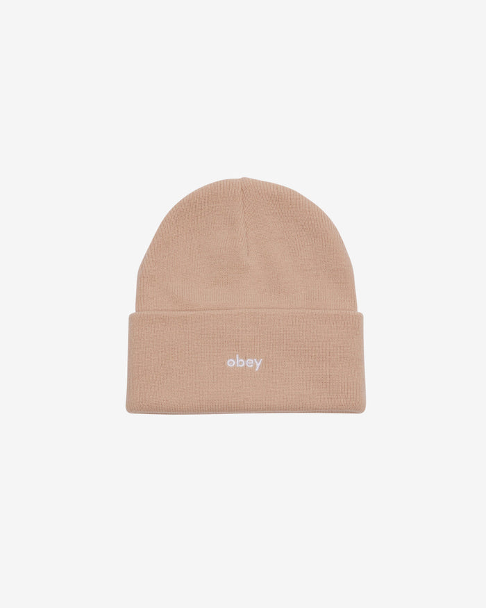 obey karma beanie silver grey