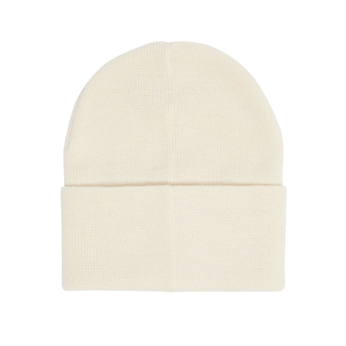 obey icon patch cuff beanie unbleached