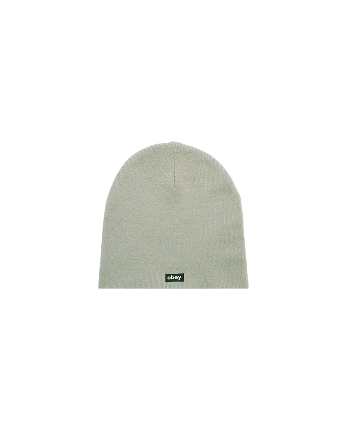 obey label beanie abbey stone