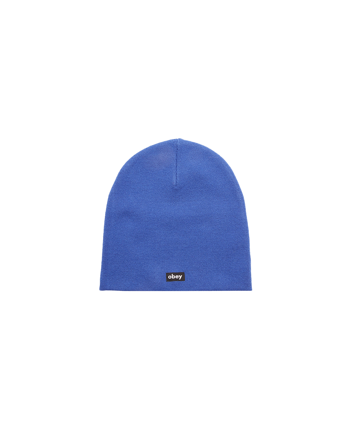 obey label beanie olympian blue