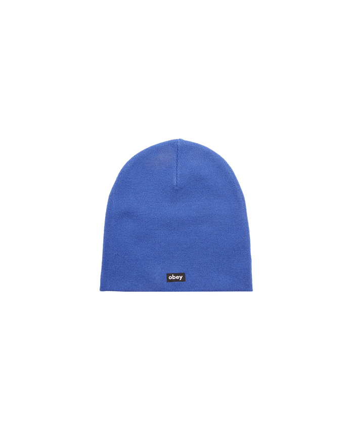 obey label beanie olympian blue