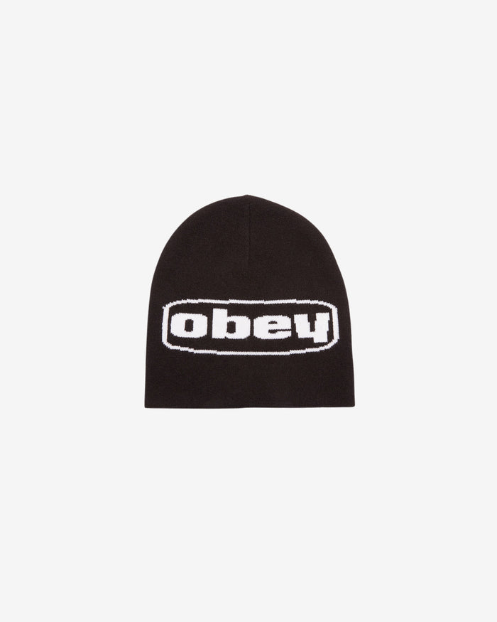 obey indirect beanie black