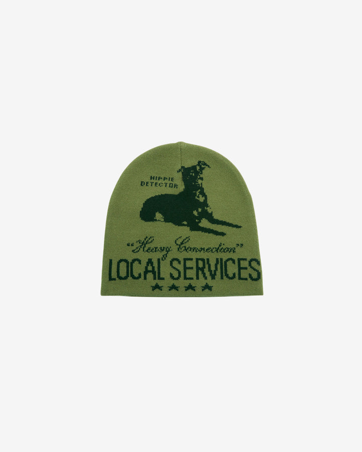 LOCATION SERVICES BEANIE MOSS GREEN