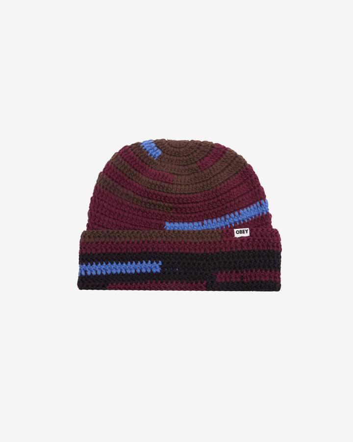 FAIRMOUNT CROTCHE BEANIE POTENT PURPLE MULTI