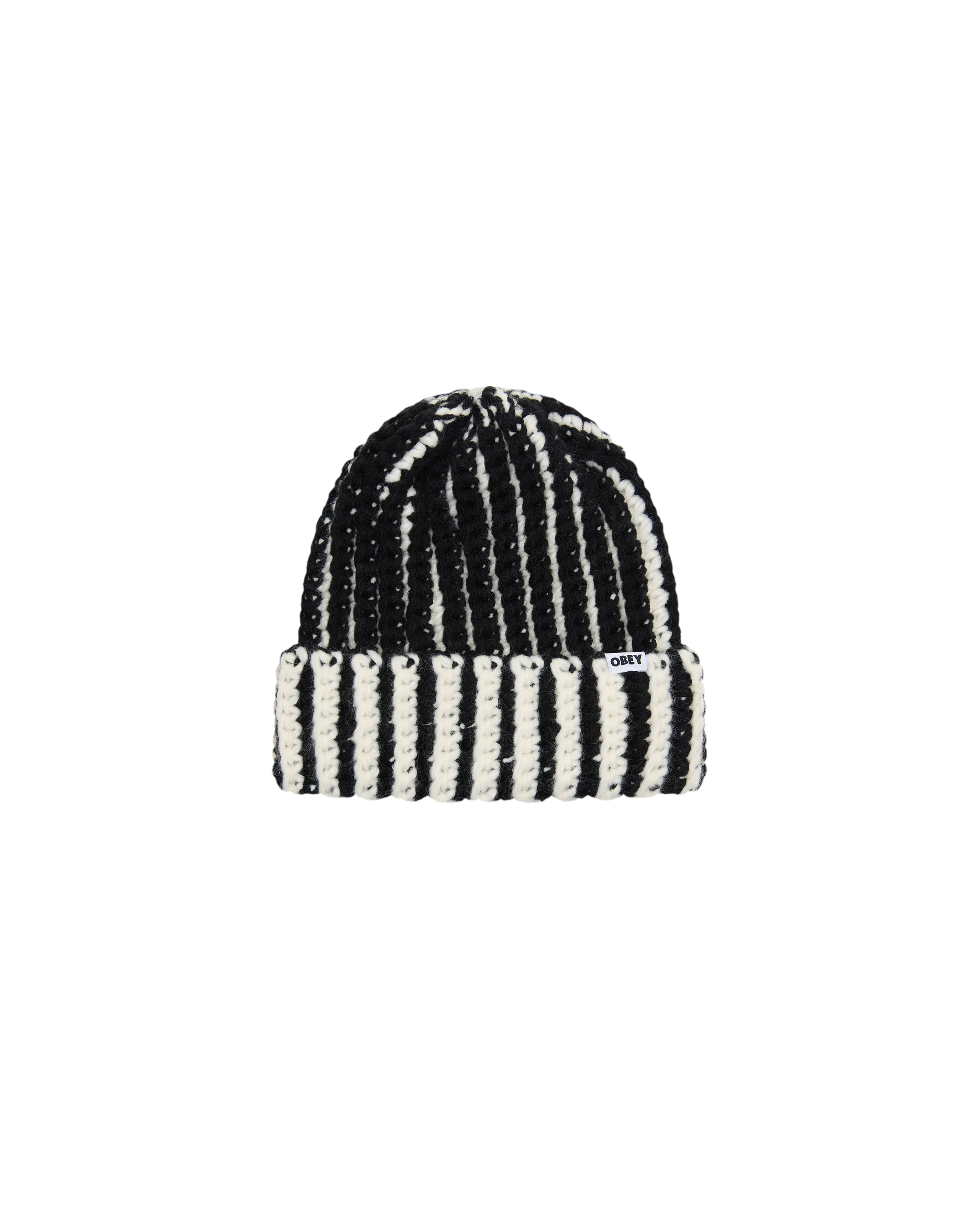 obey-scout-chunky-beanie-black-multi (zoomed)