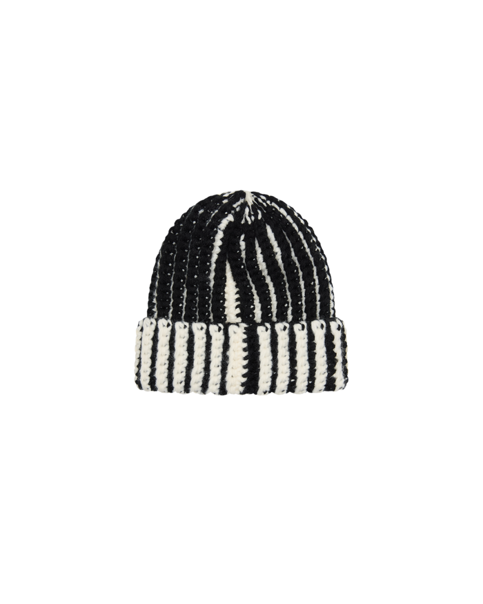 obey-scout-chunky-beanie-black-multi - alternate view