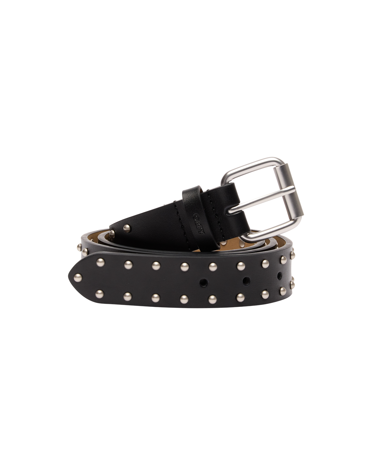 obey-mini-dome-studded-belt-black