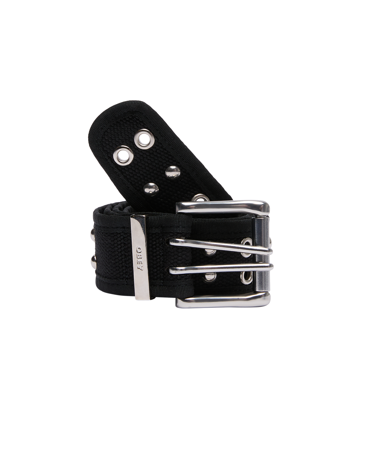 obey-studded-web-belt-black