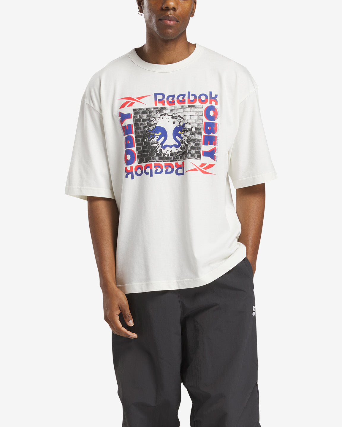 REEBOK x OBEY T-SHIRT CHALK