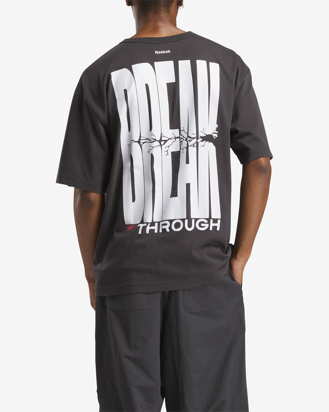 REEBOK x OBEY T-SHIRT WASHED BLACK