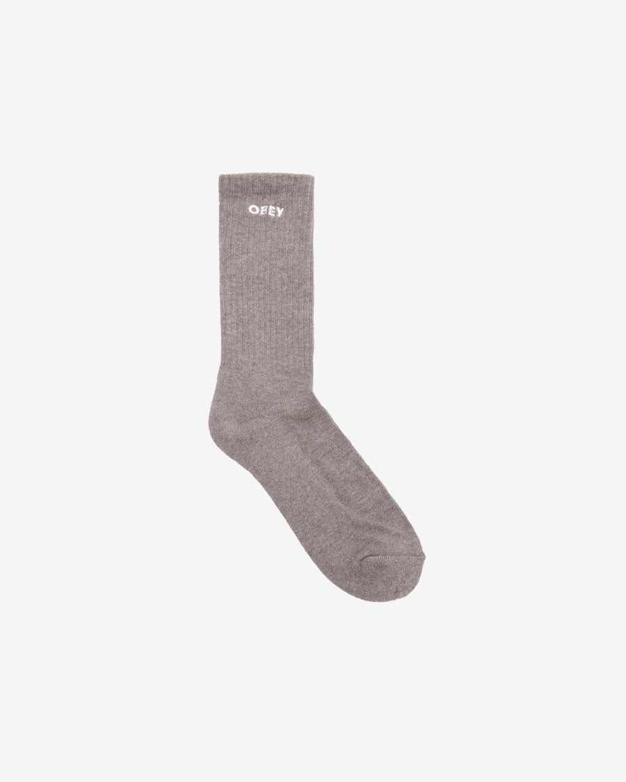 obey bold socks ash grey