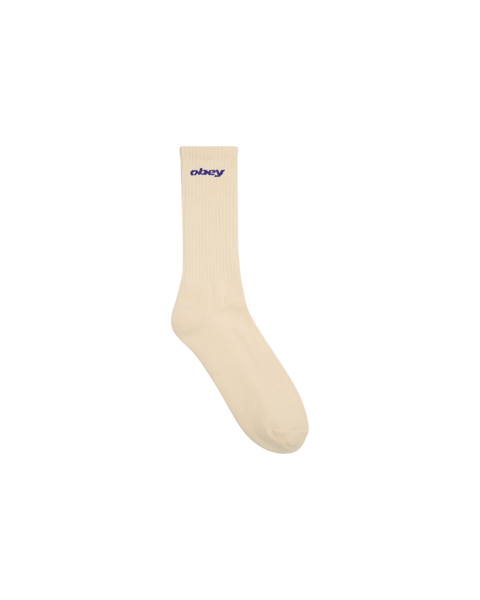 obey-sports-logo-socks-unbleached