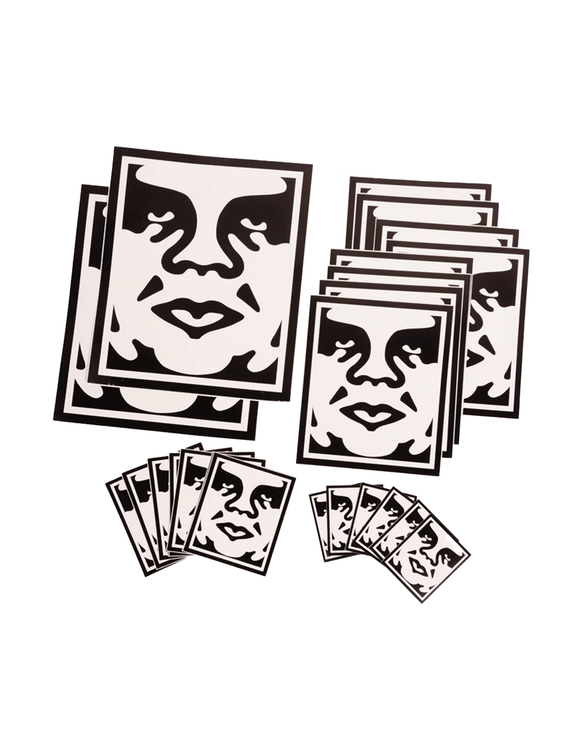 obey sticker pack 2 icon face assorted