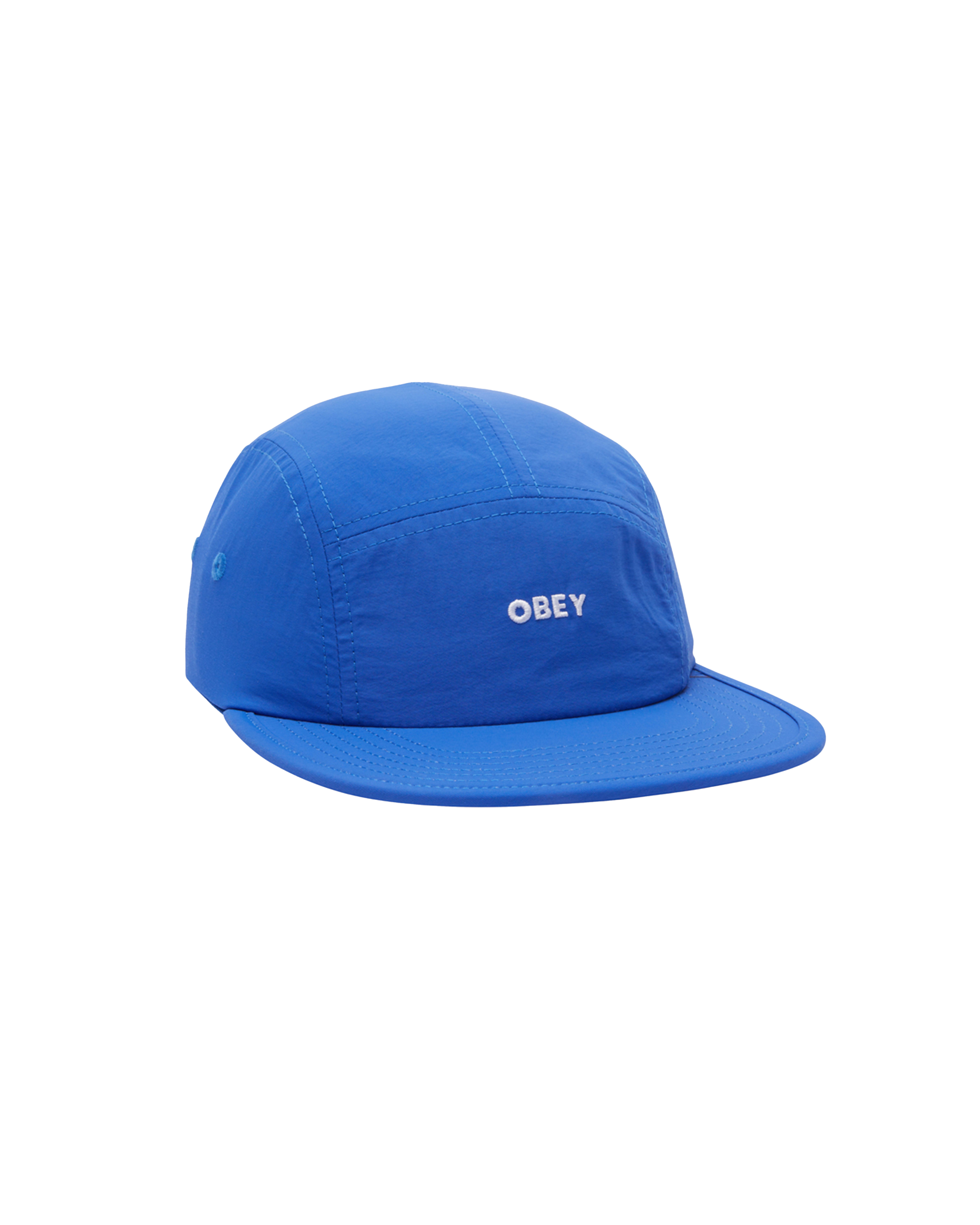 obey bold nylon camp hat cobalt blue