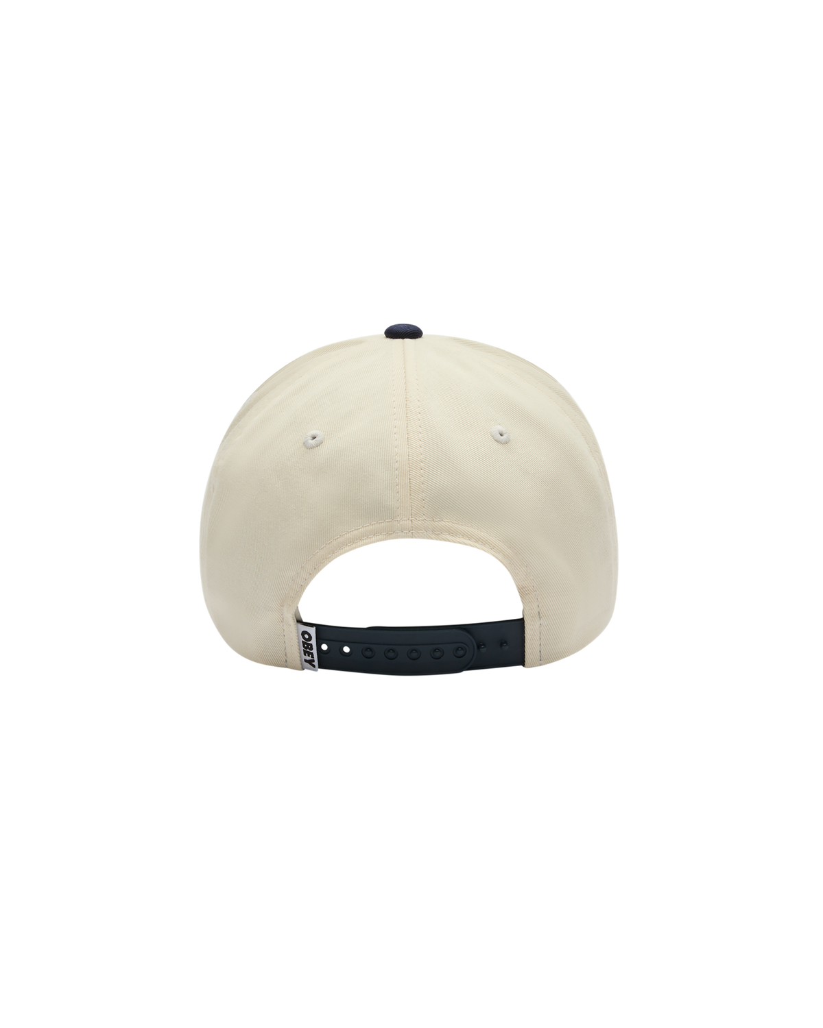 obey delta 5 panel snapback navy multi