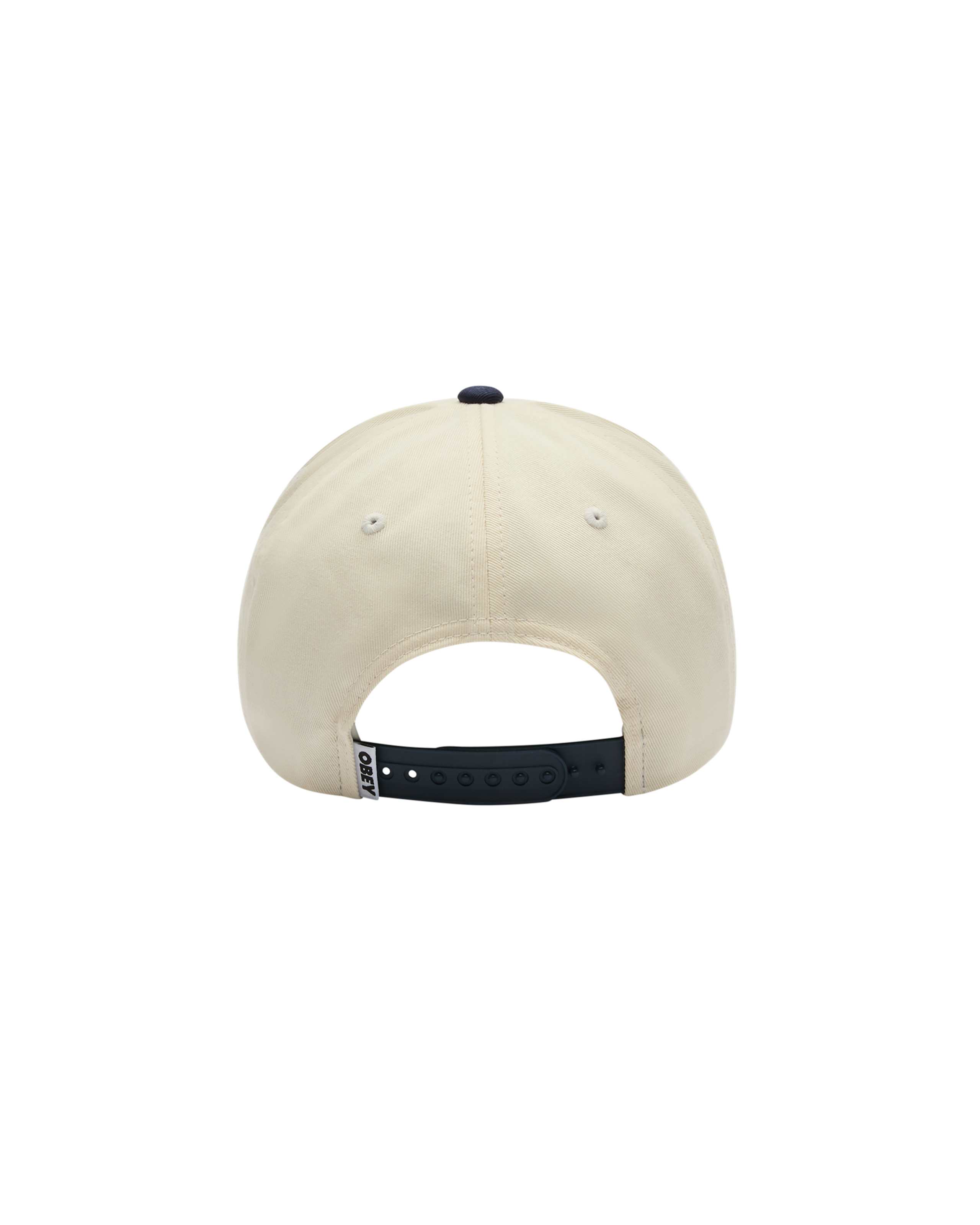 obey delta 5 panel snapback navy multi (zoomed)