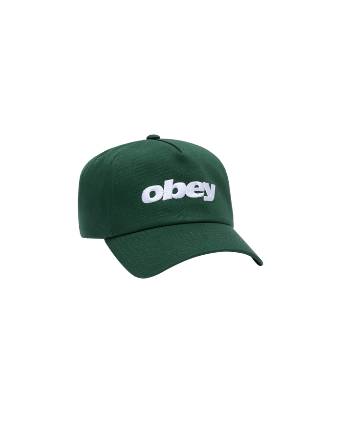 obey-delta-5-panel-snapback-posy-green