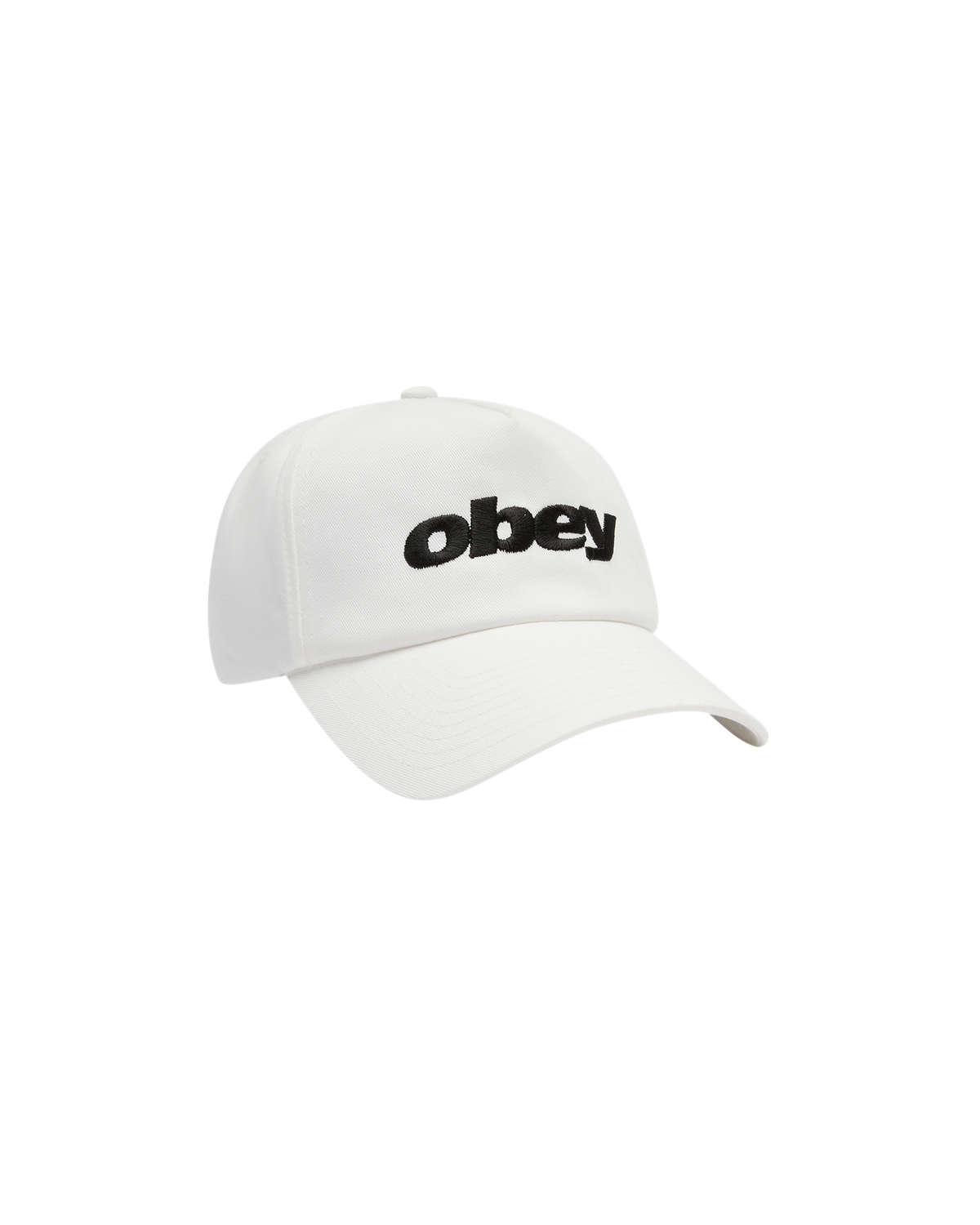 obey delta 5 panel snapback white