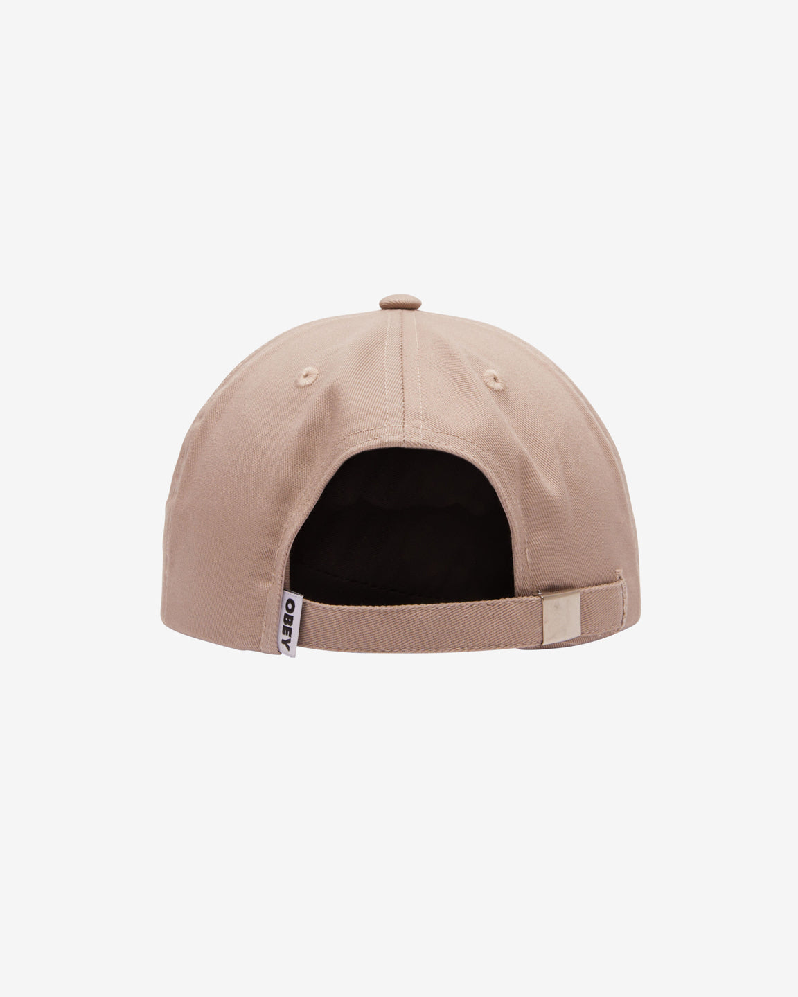 obey icon patch hat silver grey