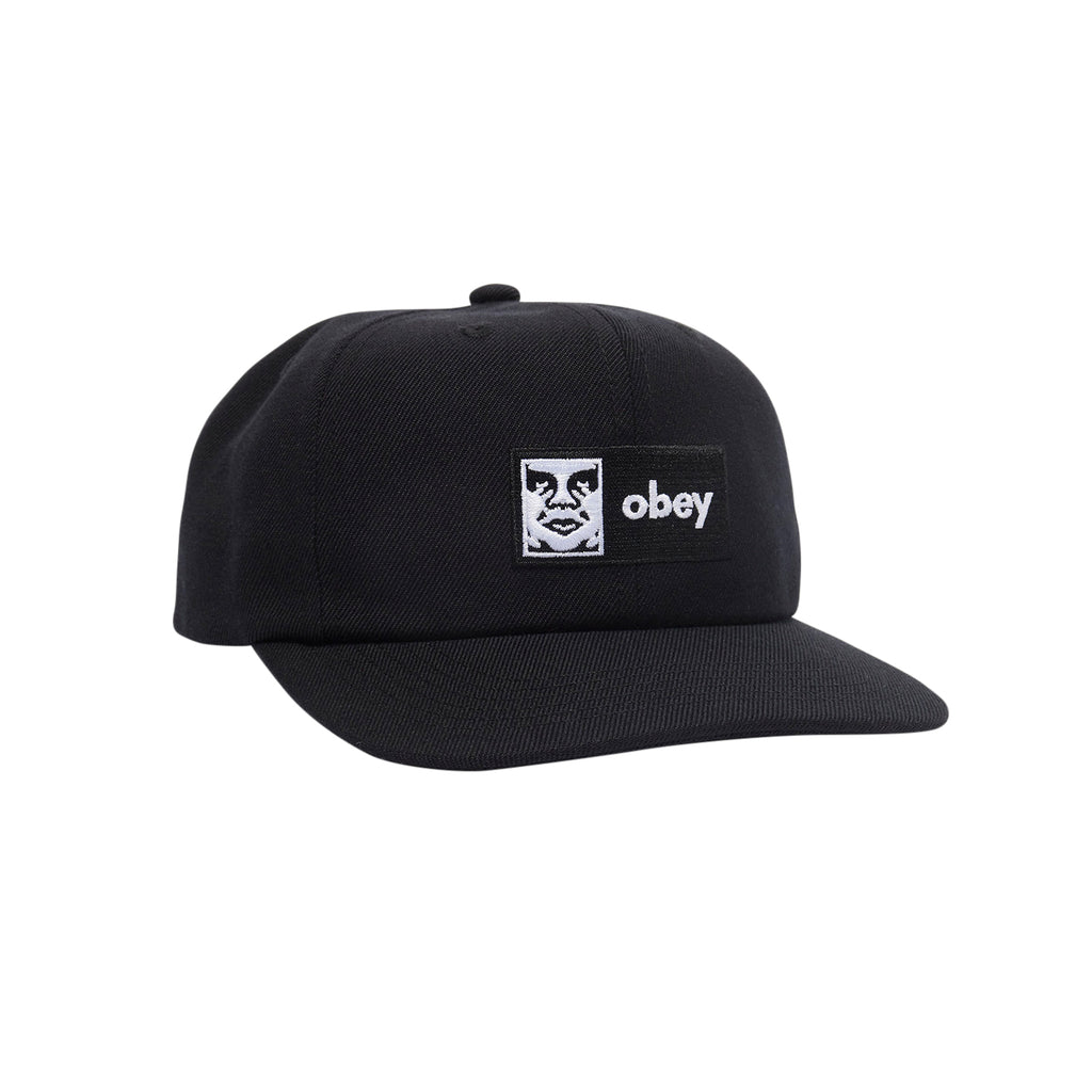 CASE 6 PANEL CLASSIC SNA BLACK | OBEY Clothing