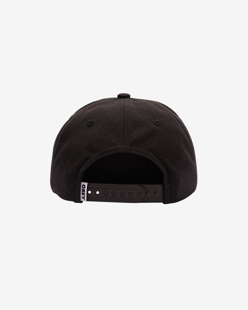 ACADEMY 6 PANEL BLACK | OBEY Clothing