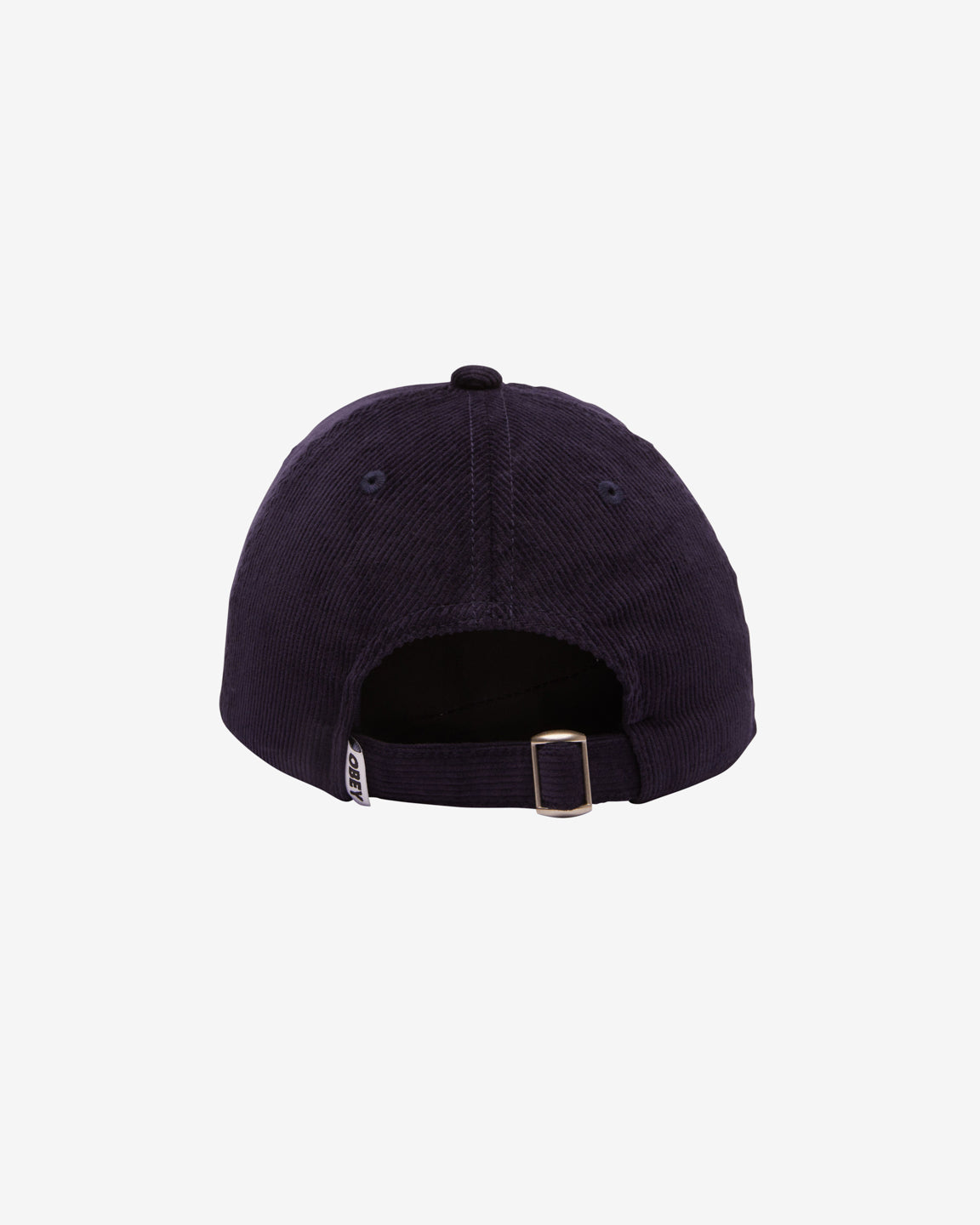 obey lowercase corduroy hat academy navy