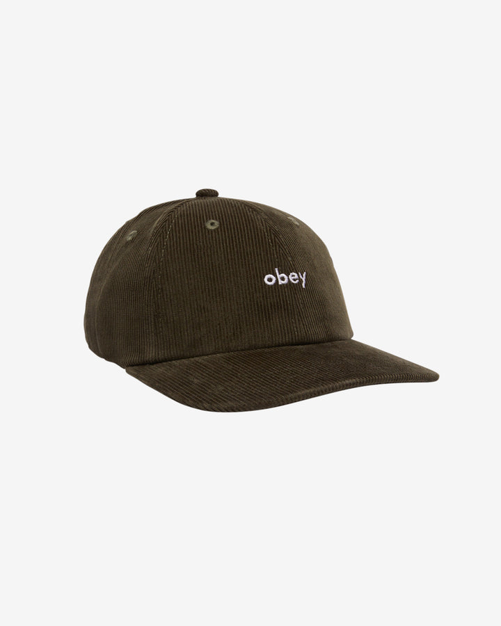 LOWERCASE CORDUROY 6 PANEL KOMBU GREEN