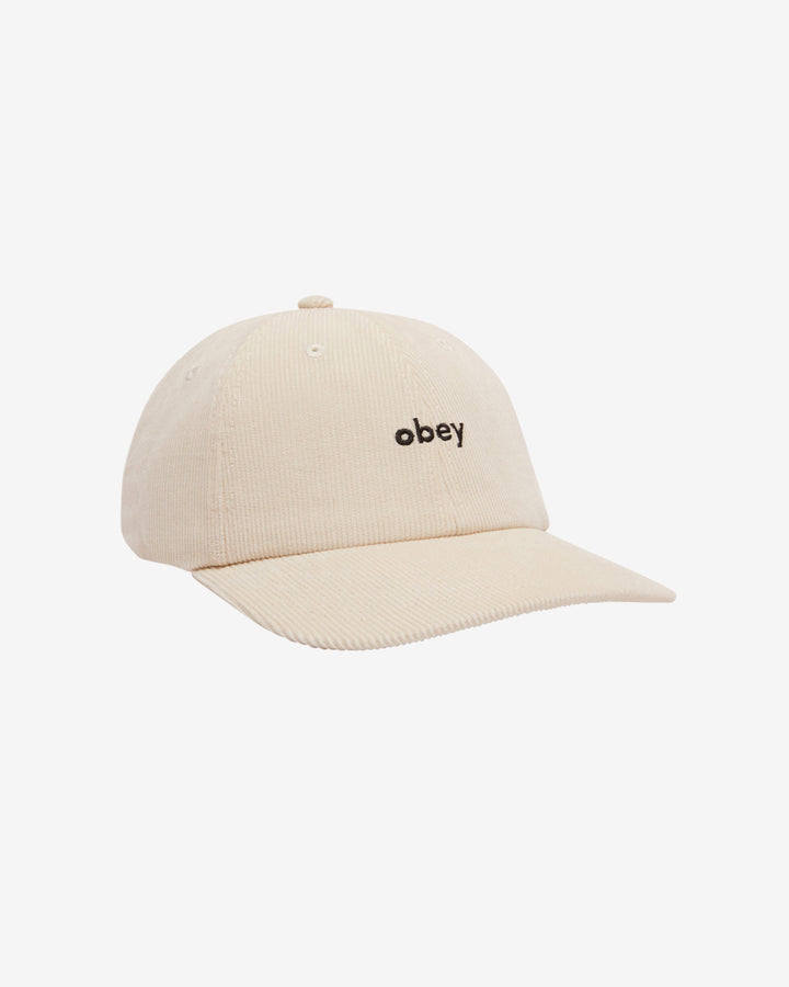 LOWERCASE CORDUROY 6 PANEL UNBLEACHED