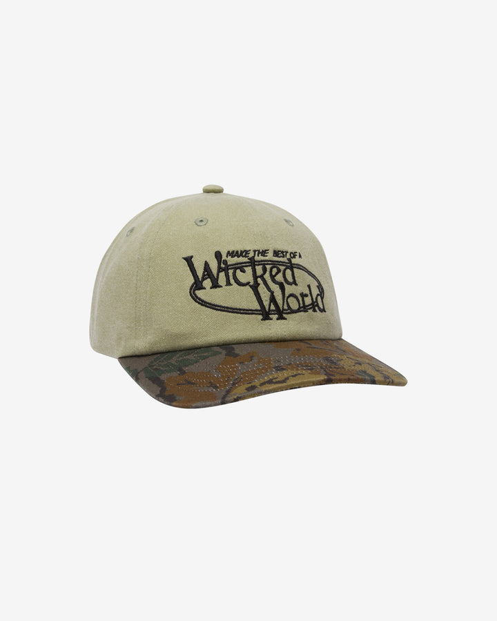 PIGMENT WICKED WORLD 6 PANEL PIGMENT KHAKI MULTI