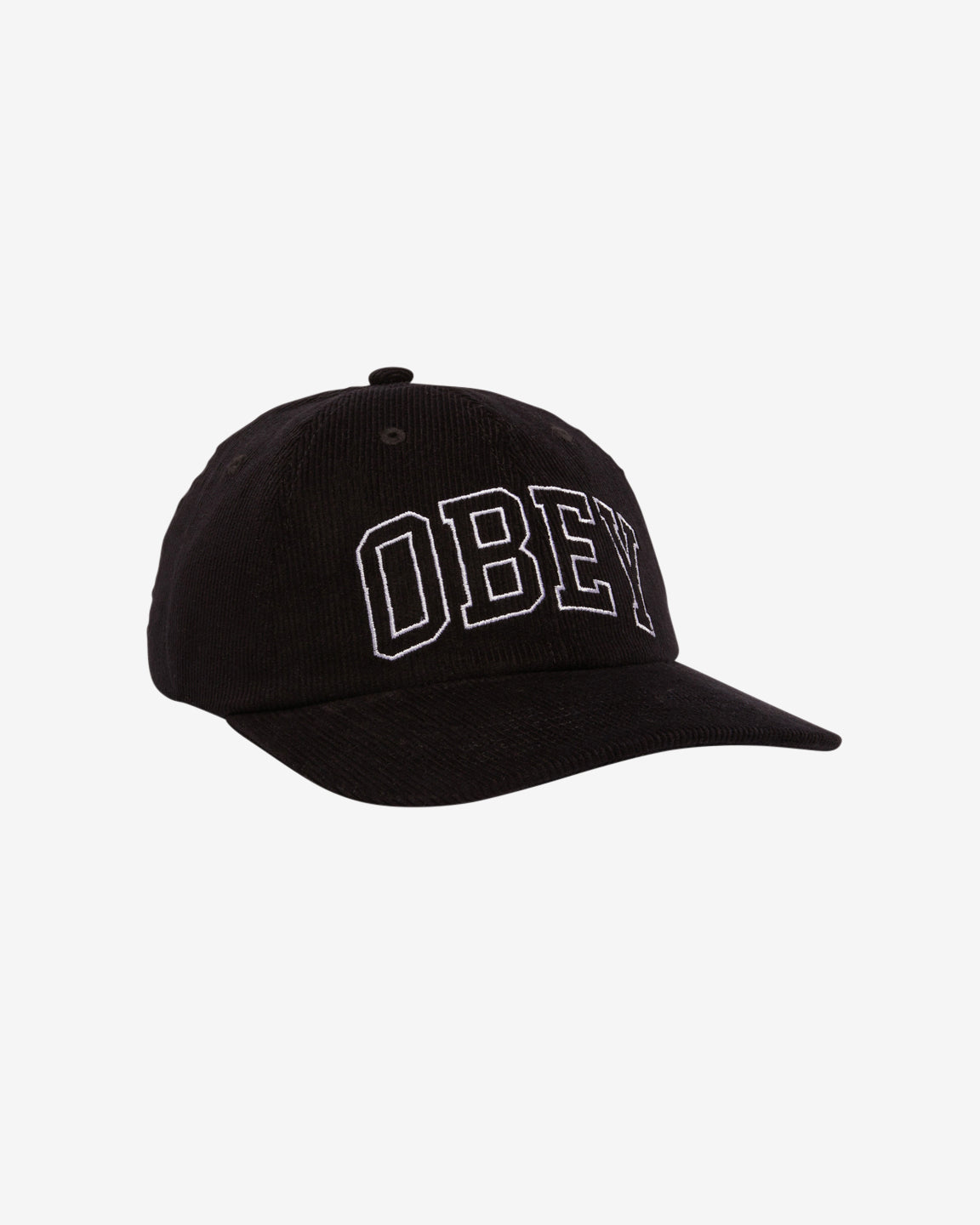 obey corduroy university hat black