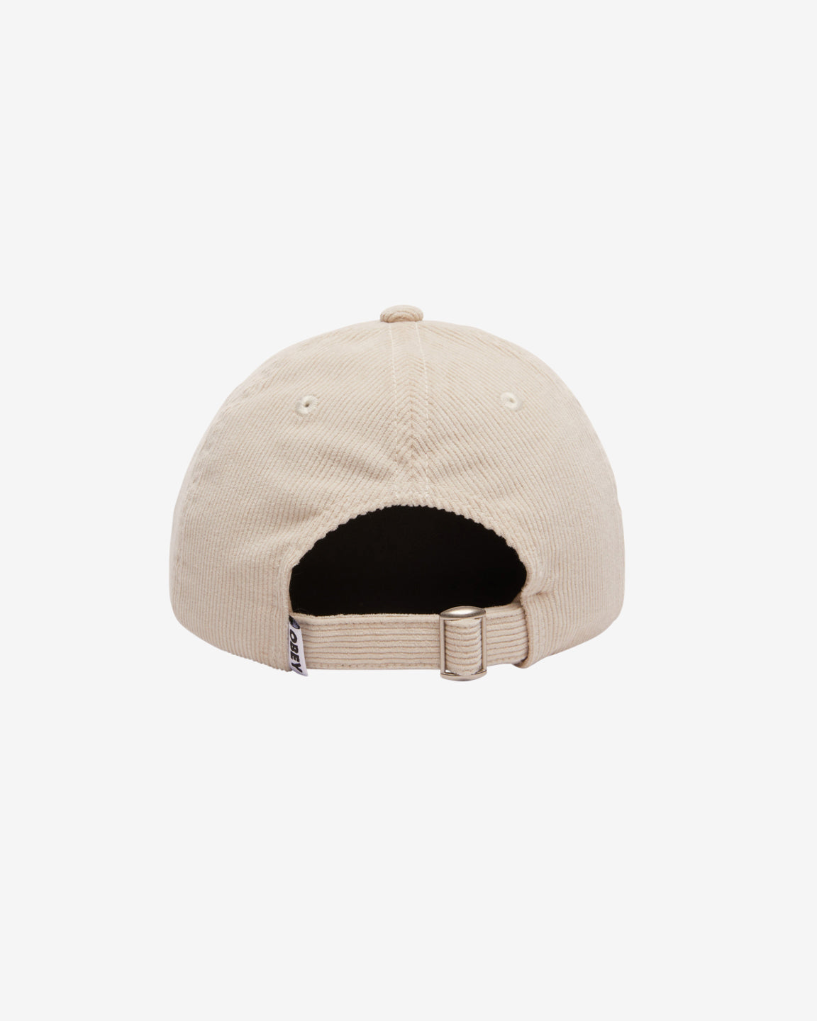 obey corduroy university hat silver grey