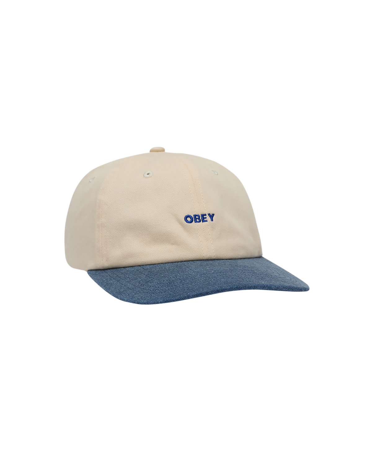 obey 2 tone bold hat unbleached multi