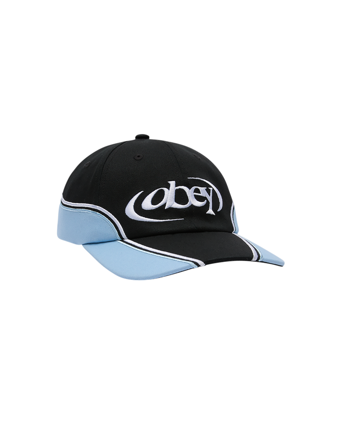 obey speedway hat black multi