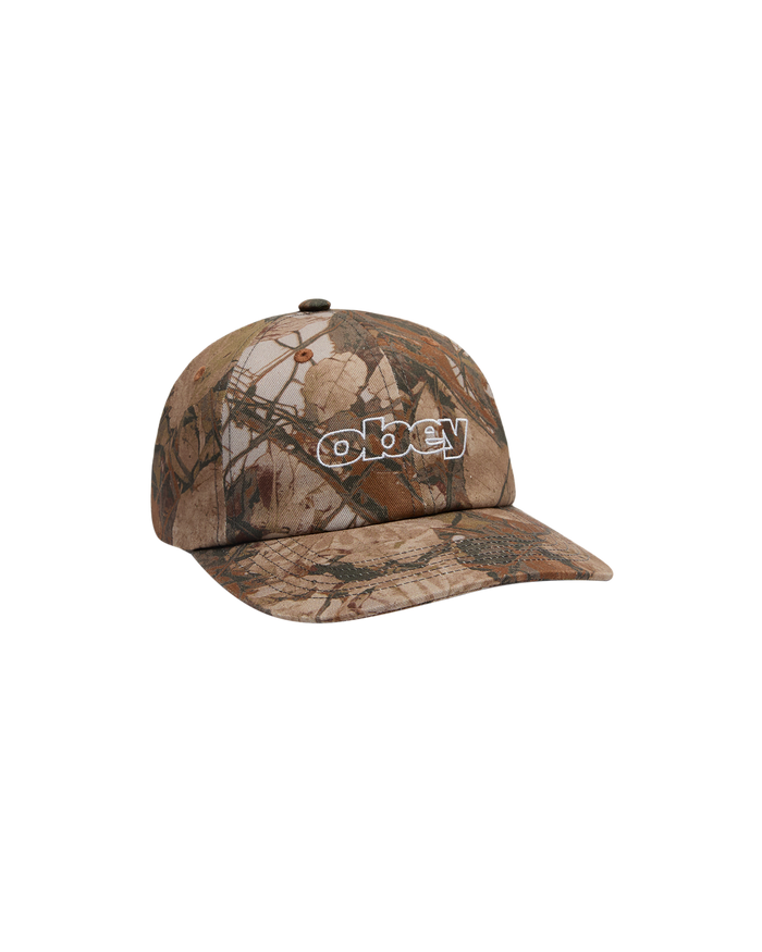 obey pigment obey slanted 6 panel fence camo multi