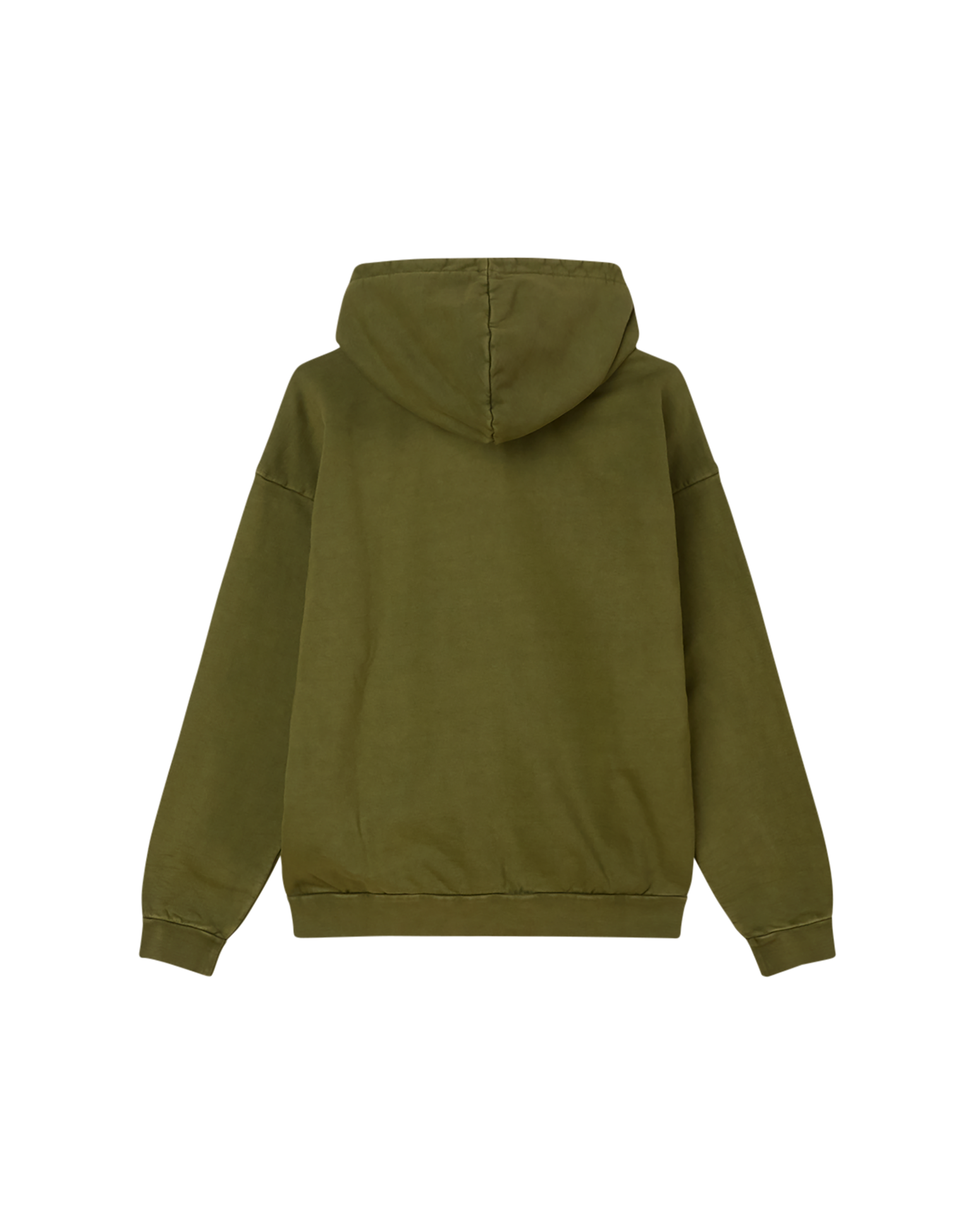 obey lowercase pigment zip hood pigment moss green