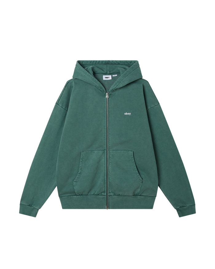 LOWERCASE PIGMENT ZIP HOOD