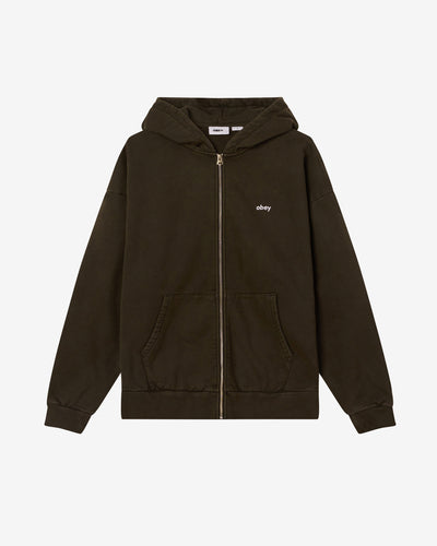 LOWERCASE PIGMENT ZIP HOOD