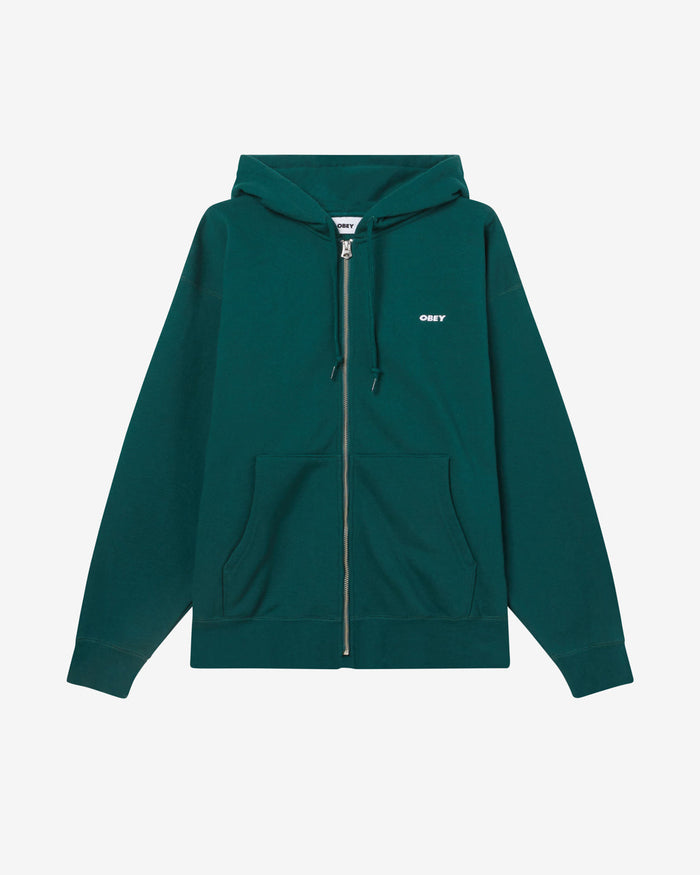 obey est works bold zip hood rain forest