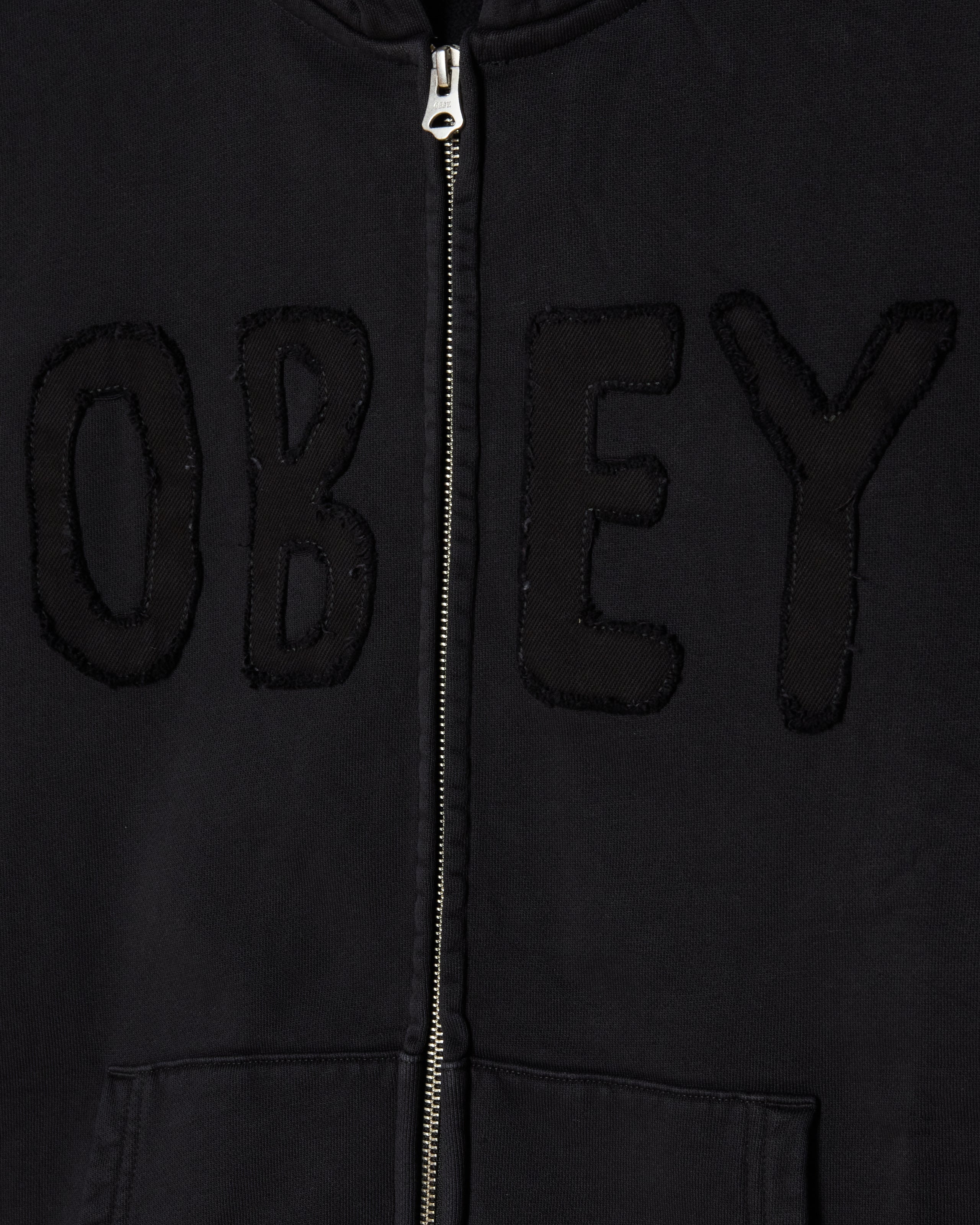 HYBRID FADED ZIP HOOD (zoomed)