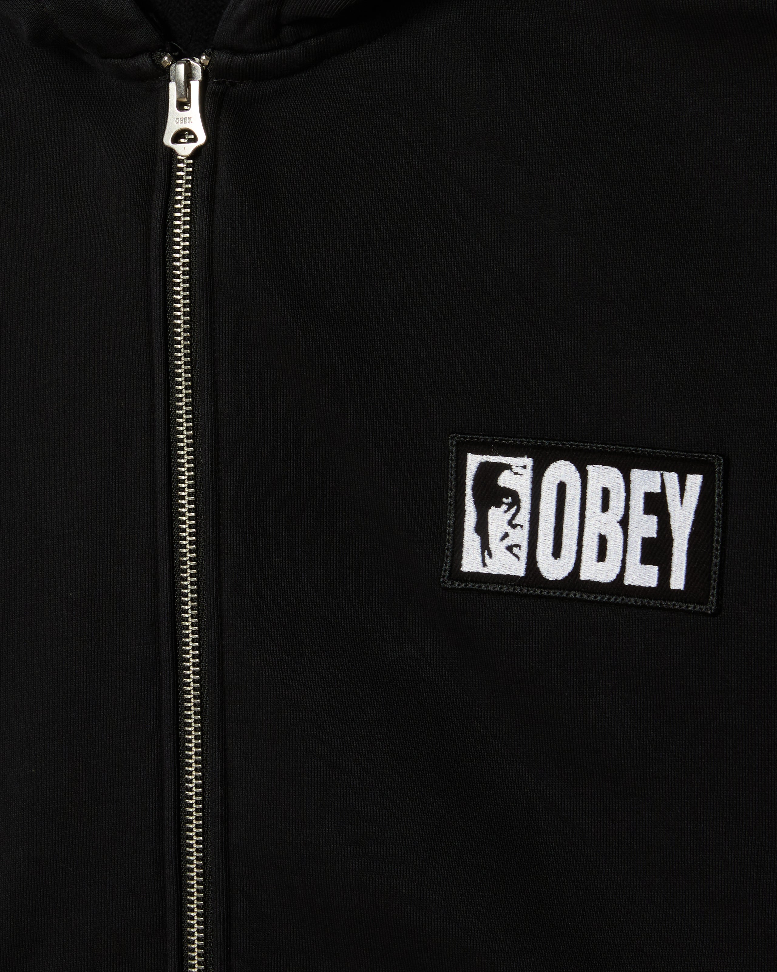 MARGIN FADED ZIP HOOD (zoomed)