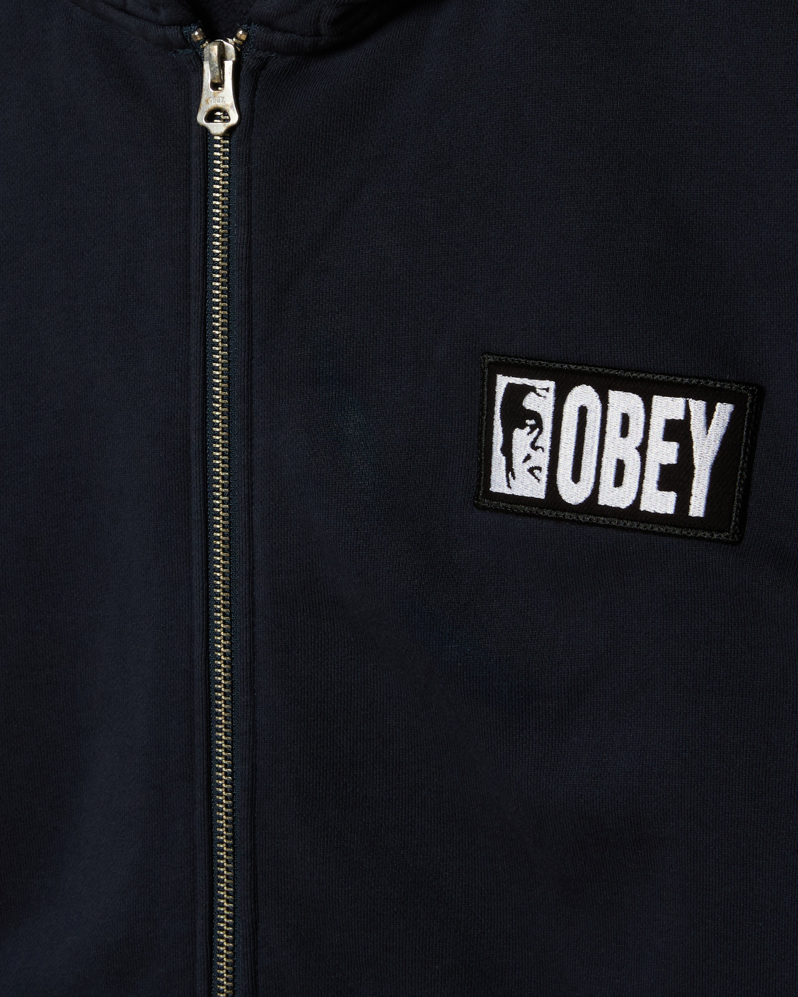 MARGIN FADED ZIP HOOD (zoomed)