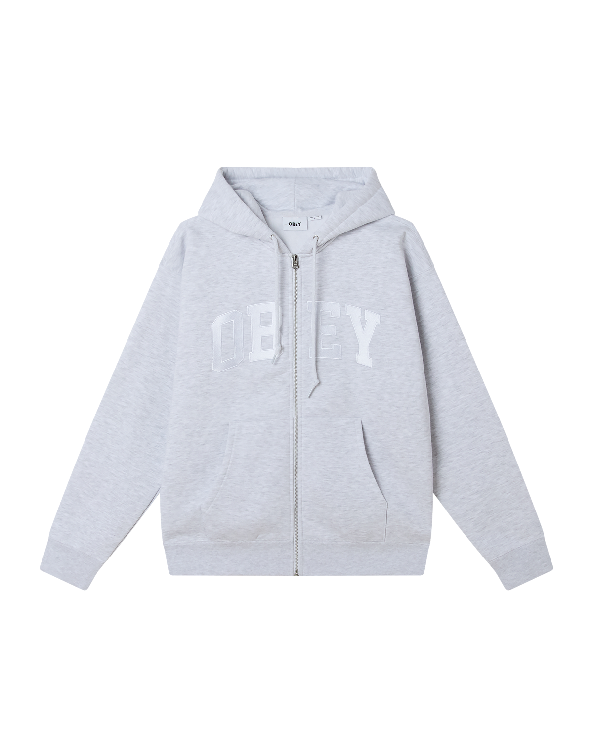 OBEY COLLEGIATE ZIP HOOD (zoomed)