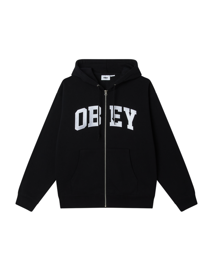 OBEY COLLEGIATE ZIP HOOD
