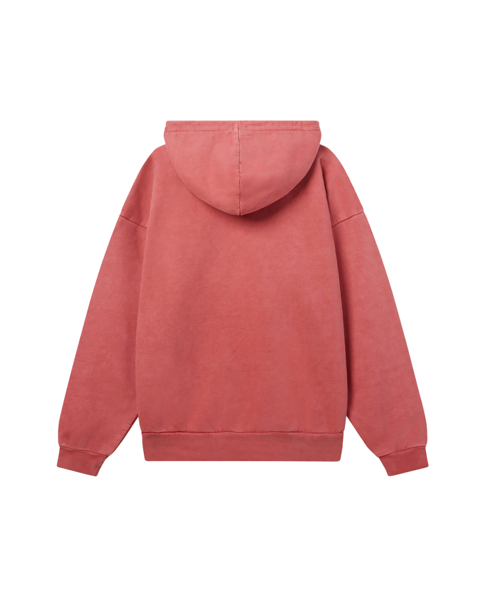 obey lowercase pigment pullover pigment mineral red