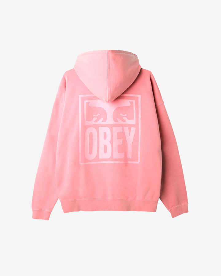 PIGMENT EYES ICON EXTRAHEAVY PULLOVER PIGMENT SHELL PINK