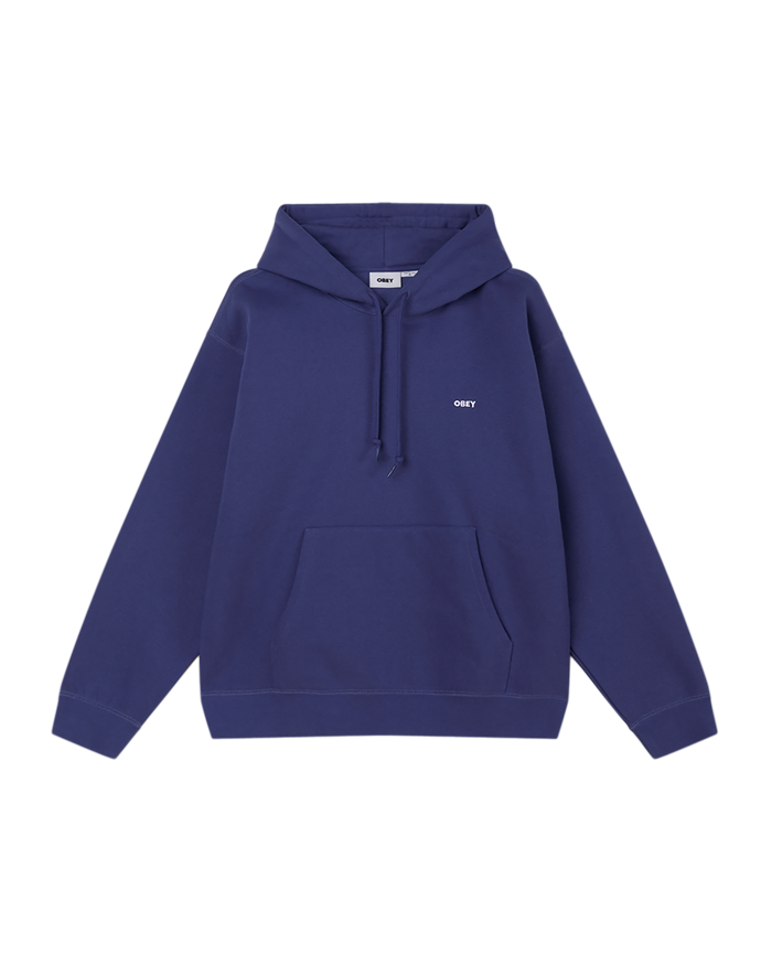 obey est works bold pullover skipper blue